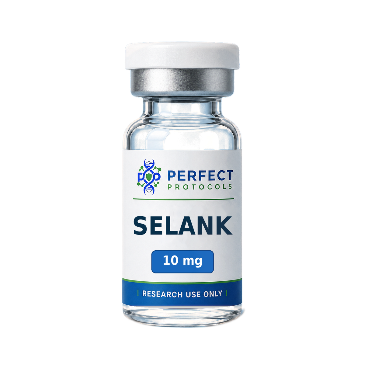 Perfect Protocols Selank 10 mg research vial