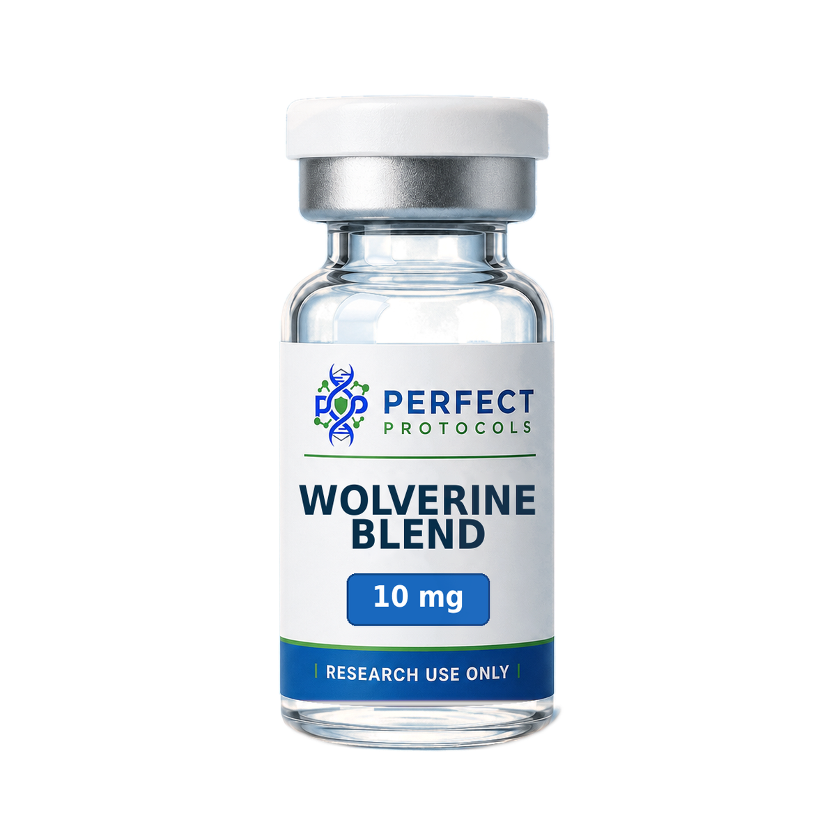 Perfect Protocols Wolverine Blend 10 mg research vial